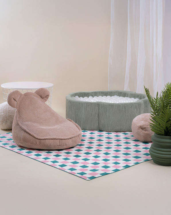 Puf detské kreslo Huggy Bear Plush Nest